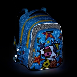 Školní batoh pro prvňáčky Bagmaster Lumi 22 B