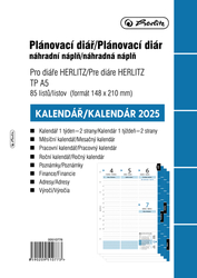 Náplň do diaře Herlitz A5 TP 2025