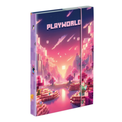 Školní box na sešity A4 Karton P+P - Playworld Girl