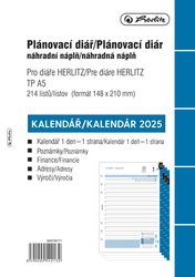 Náplň do diaře Herlitz A5 TP 2025 - denní