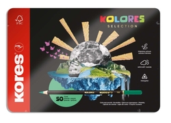 Kores trojhranné pastelky Kolores Selection 50 ks