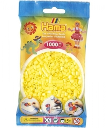 Zažehlovací korálky Hama 1000 ks - jednotlivé barvy, Barva pastelově žluté